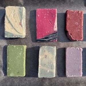 Hand-cut Bar Soap Ends, non-scented. 1lb.